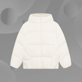 新款 女子运动休闲时尚 连帽保暖羽绒服外套AYMS378 李宁正品