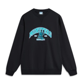 李宁正品 怪兽大学联名男女加绒保暖宽松套头卫衣AWDT813