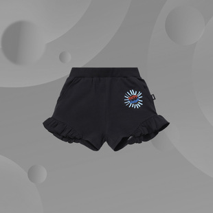 女小童休闲运动裤 夏运动休闲短裤 YKSQ062 儿童女童短裤 李宁正品