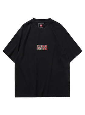 Lining/李宁正品秋季男子新款圆领宽松休闲运动短袖T恤ATSP419