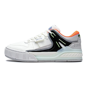 李宁正品新款男子 晨晖 反光舒适低帮板鞋运动休闲鞋AGCS353-1-2