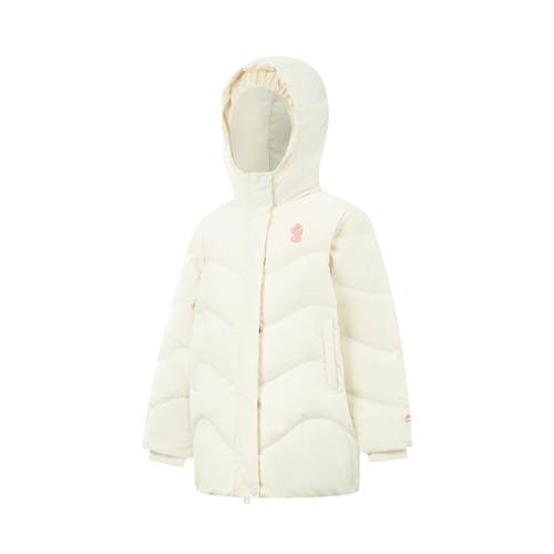 李宁正品大童保暖连帽羽绒服