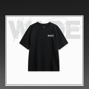 韦德 文化衫 DNA联名系列男子字母宽松短袖 AHSUE11 YNG 李宁正品