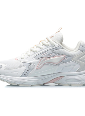 李宁跑步鞋女新款复古跑鞋女士休闲减震低帮运动鞋ARLR018