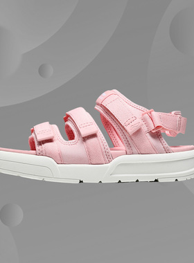 李宁正品新款魔术贴凉鞋女子休闲沙滩鞋夏透气运动拖鞋AGUN012