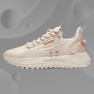 正品春季 李宁女鞋CF月影 休闲鞋复古 舒适运动鞋AGLR158-4