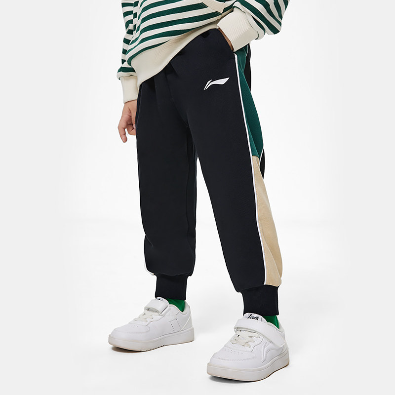 Lining/李宁正品童装男小大童篮球系列休闲束脚运动卫裤YKLT245,童装/婴儿装/亲子装,裤子,淘宝优惠券,粉丝福利购,淘宝优惠卷