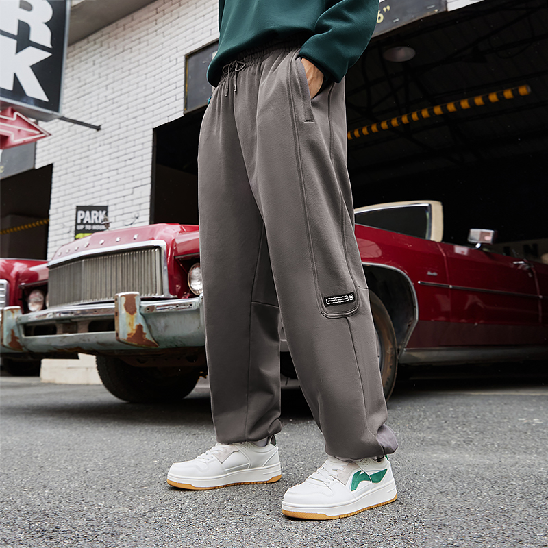 李宁正品反伍BADFIVE草木皆兵系列男子运动休闲时尚长裤AKLS643