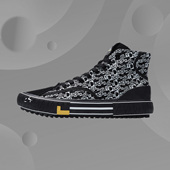 李宁正品 AGCR179 休闲鞋 潮流CF 李宁联名系列男子高帮经典