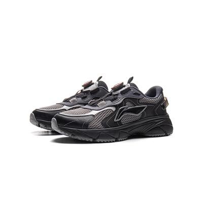 李宁正品四季款男大童网面简约轻盈防滑耐磨低帮休闲鞋YKCV236