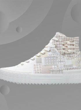 李宁运动时尚鞋透气新品李宁CF悟行男女同款高帮休闲鞋AGCR490