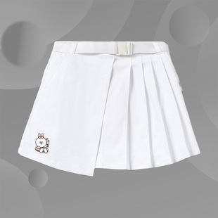 正品 李宁夏季 新款 FRIENDS联名休闲短裙半身裙ASKR206 LINE