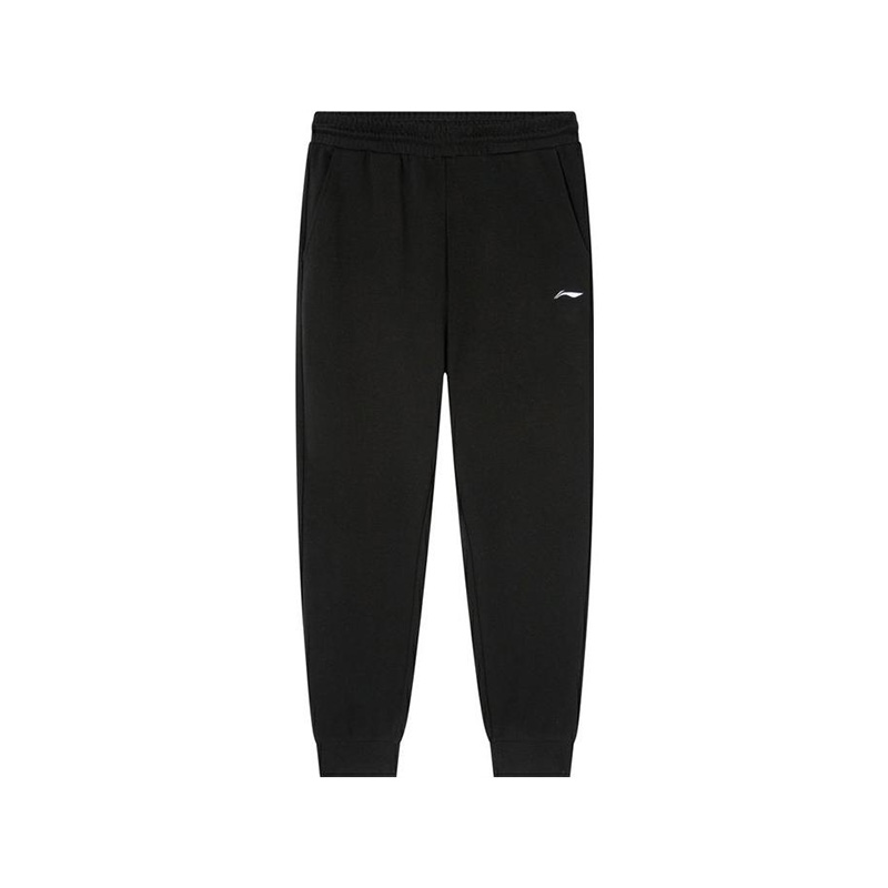 Lining/李宁正品2023新款男子针织束脚百搭休闲运动长裤AKLTA77