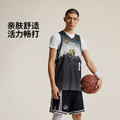 李宁正品 CBA专业篮球系列男子印花亲肤透气比赛运动背心AAYU807