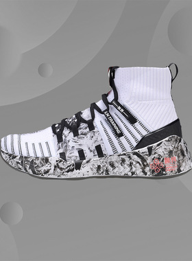 李宁正品健身女款春季无界一体织袜套运动鞋 AFPQ048