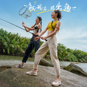 李宁正品 AYKU602 脚抽绳直筒运动长裤 健身系列女子新款 防泼水裤