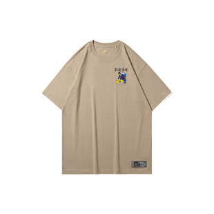 李宁短袖男春长安少年限定上衣圆领透气运动t恤AHSQ907