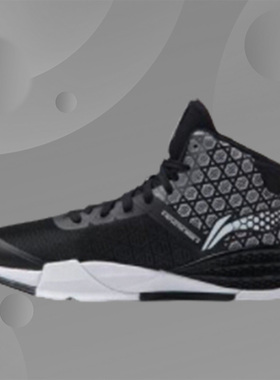 李宁正品新款男暴风2代外场耐磨防滑高帮篮球鞋ABFM005