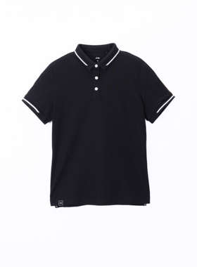 李宁正品新款女子夏季团购系列宽松潮流翻领短袖POLO衫APLU206-2