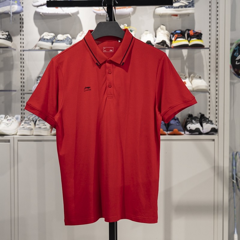 李宁正品2025新款男子亲肤透气翻领运动休闲短袖POLO衫APLV063-7,运动服/休闲服装,运动POLO衫,淘宝优惠券,粉丝福利购,淘宝优惠卷