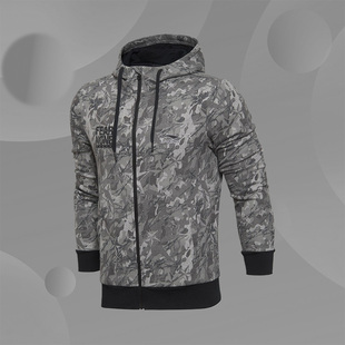 连帽卫衣外套AWDM043 训练系列男子运动休闲舒适开衫 李宁正品 新款