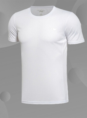 正品李宁短袖t恤男夏新款跑步宽松圆领运动衫ATSP373