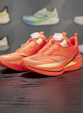 李宁正品赤兔9 PRO YOUNG男大童耐磨运动旋转扣跑步鞋YKFW048-5