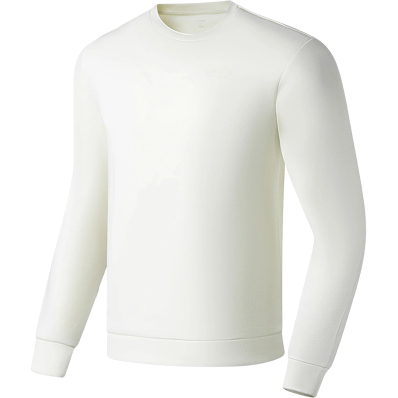 Lining/李宁正品健身系列男子运动休闲舒适圆领套头卫衣AWDT101