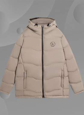 李宁正品韦德系列冬季新款男子运动休闲连帽保暖羽绒服AYMS259