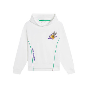 篮球系列女大童休闲运动连帽套头长袖 卫衣YWDS264 李宁正品 Lining