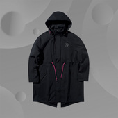 可拆卸防风服宽松上衣AFDQ117 风衣男士 李宁新款 韦德系列开衫