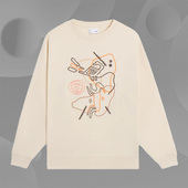 女子系列宽松舒适时尚 李宁新款 正品 运动套头卫衣AWDSB66