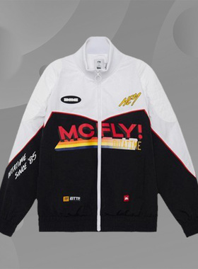 中国李宁 环球影业 回到未来 男子运动休闲潮流夹克外套 AJDR465