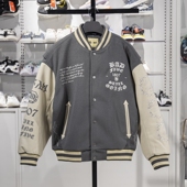 李宁正品 反伍BADFIVE男子复古拼接宽松百搭休闲棉夹克AJMV119