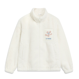 宽松防风毛绒短款 Lining 女子时尚 冬季 夹克外套AJDT544 李宁正品