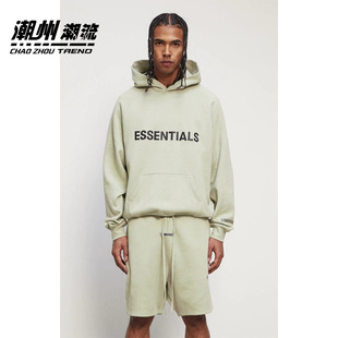 Fear 新款 Essentials字母印花LOGO复线连帽卫衣帽衫 God FOG