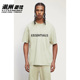 Fear God FOG Essentials胸前字母标语复线高街短袖 T恤tee情侣