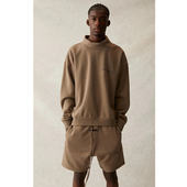 Fear God FOG Essentials复线反光印花21新款 潮半高领加绒卫衣