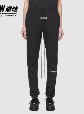 FOG FEAR OF GOD Essentials反光3M长裤字母抽绳标语棉卫裤运动裤