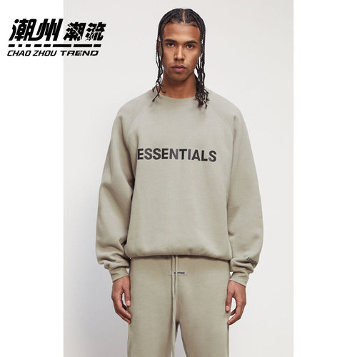 essentials圆领套头卫衣