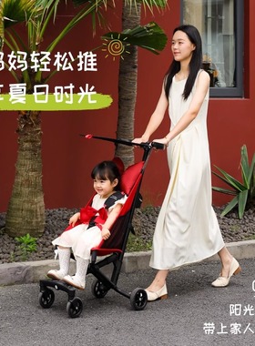 小虎子T18限量版婴儿推车儿童遛娃神器轻便折叠宝宝旅行溜娃推车