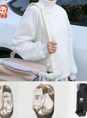 乐卡推车配件小虎子溜娃推车遛娃神器肩带可背婴儿车童车背带绳