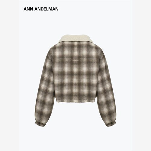 ANNDELM羊羔绒外套女冬