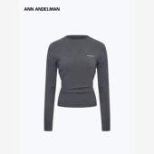 ANN t恤 堆堆T早秋超好看单穿上衣修身 ANDELMAN官方直营毛织版 长袖