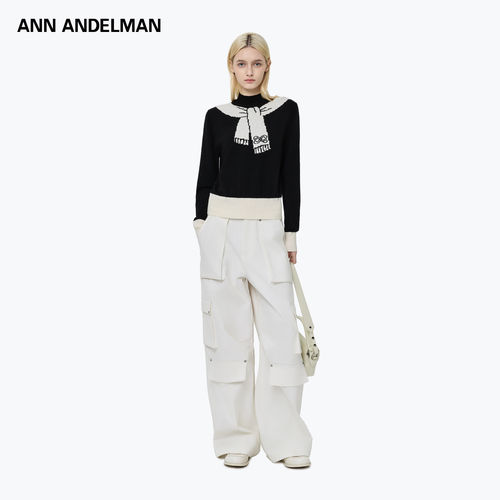 ANNDELM2026早春新款拼