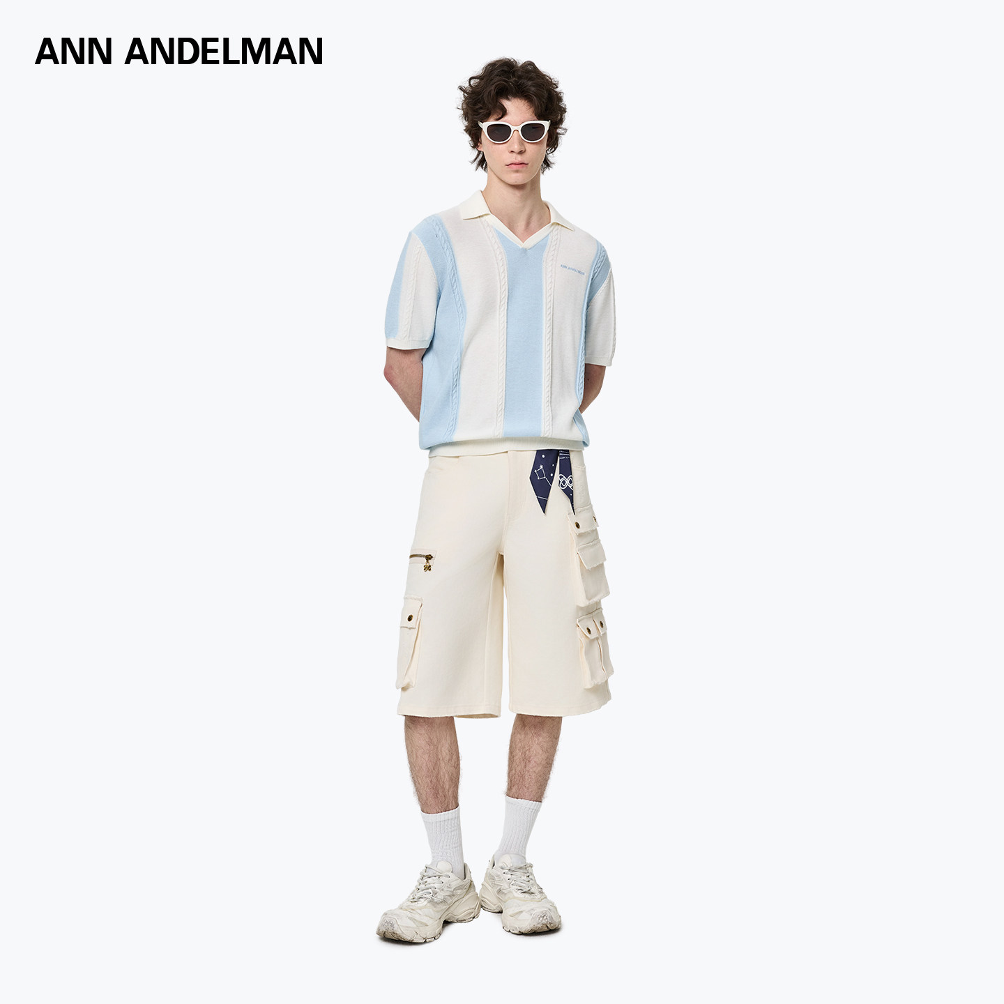 【男装】ANNDELM绑带丝