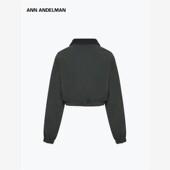 ANN ANDELMAN官方直营秋冬摇粒绒卫衣女加厚立领短款 收腰套头上衣