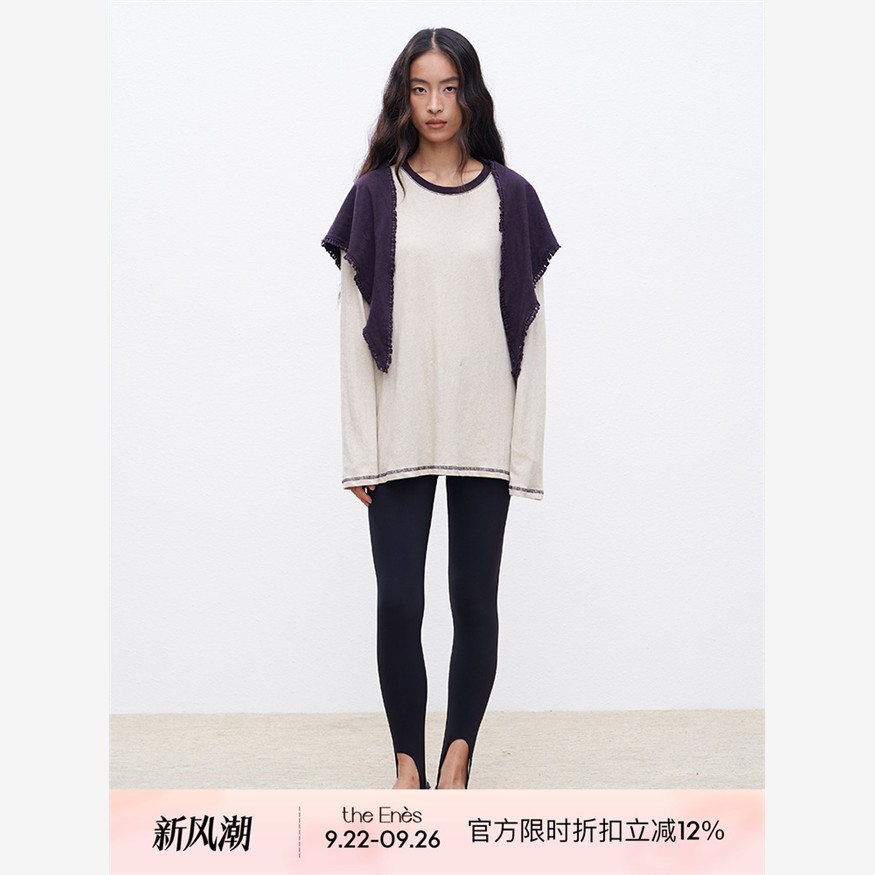 Theenesboutiq撞色明线