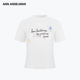 ANN 圆领涂鸦T恤 收腰短袖 ANDELMAN官方直营 2025新款