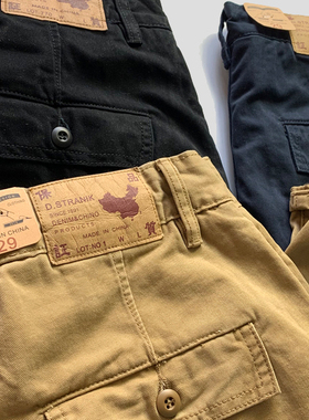 经典 Chino裤 重磅厚实 纯棉加厚水洗做旧美式咔叽复古工装休闲裤